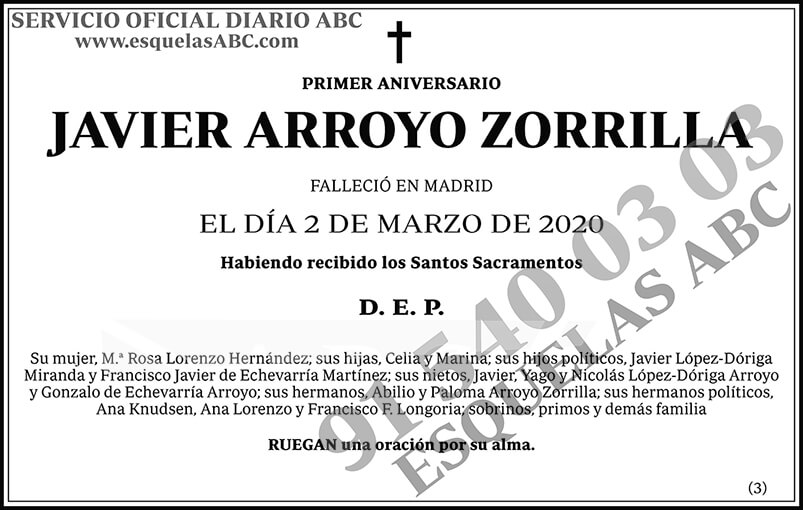 Javier Arroyo Zorrilla