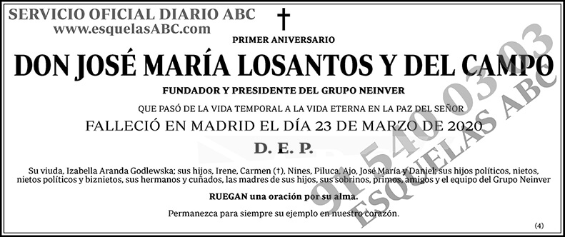José María Losantos y del Campo