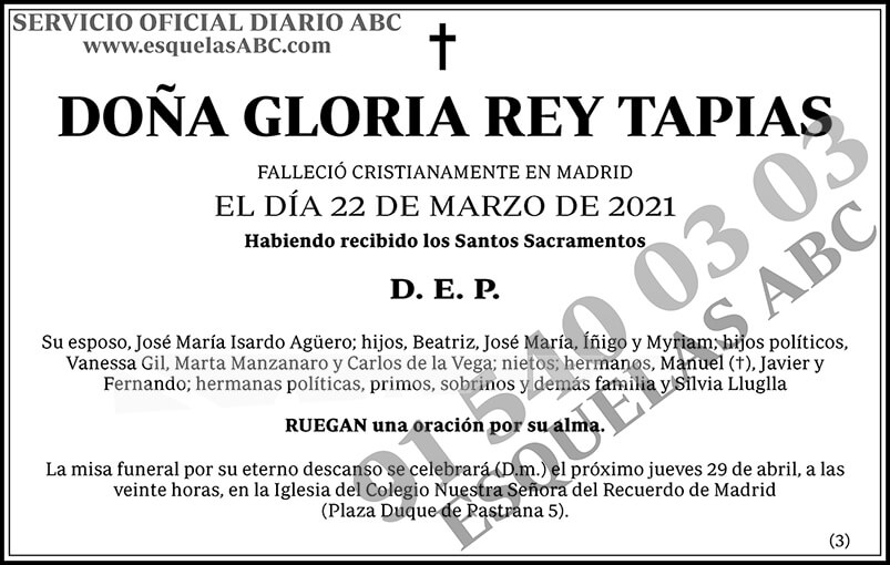 Gloria Rey Tapias