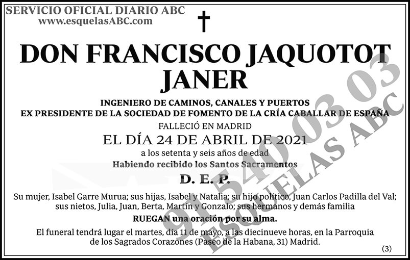 Francisco Jaquotot Janer