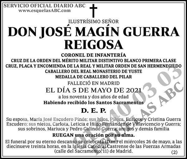 José Magín Guerra Reigosa