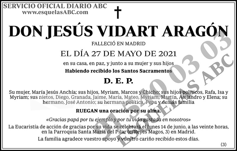 Jesús Vidart Aragón