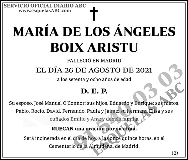 María de los Ángeles Boix Aristu