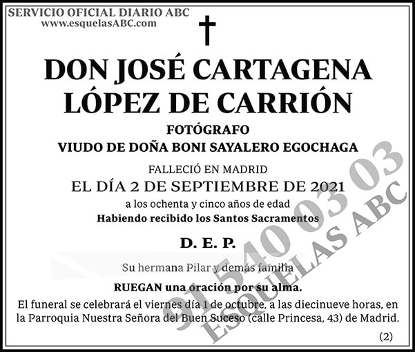 José Cartagena López de Carrión