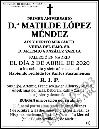 Matilde López Méndez