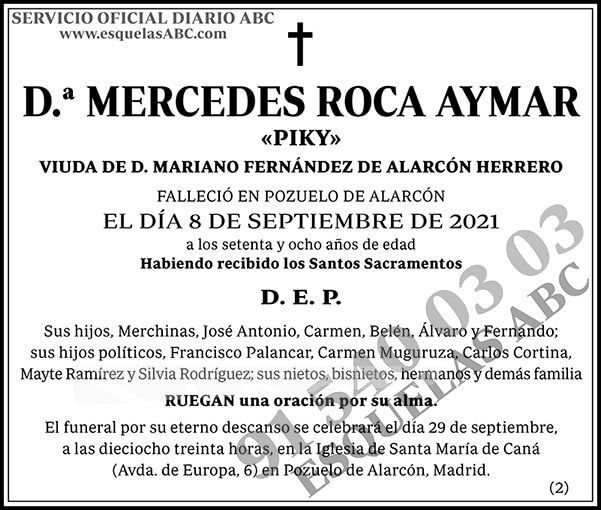 Mercedes Roca Aymar