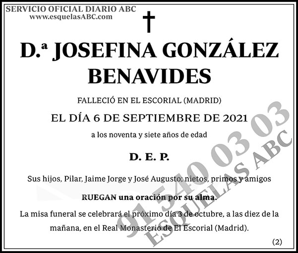 Josefina González Benavides