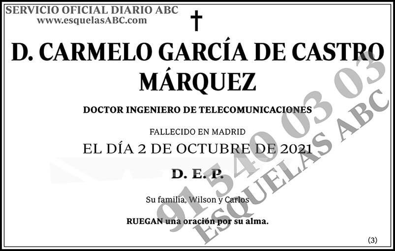 Carmelo García de Castro Márquez