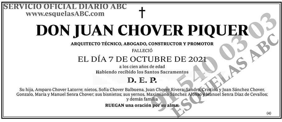 Juan Chover Piquer