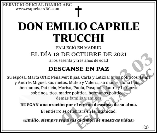 Emilio Caprile Trucchi