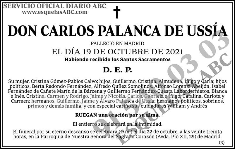Carlos Palanca de Ussía