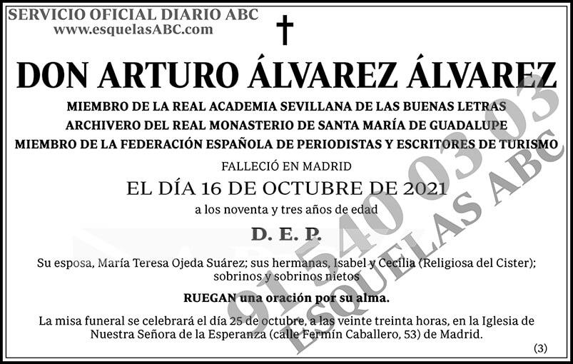Arturo Álvarez Álvarez