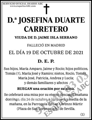 Josefina Duarte Carretero