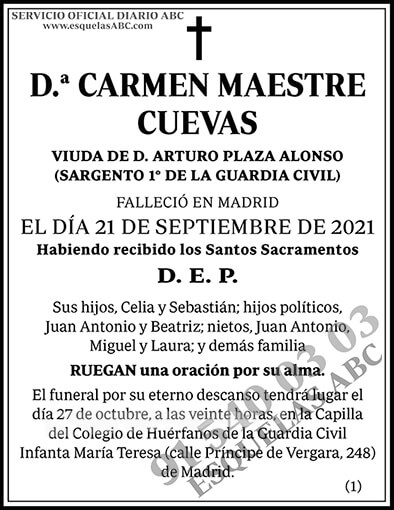 Carmen Maestre Cuevas