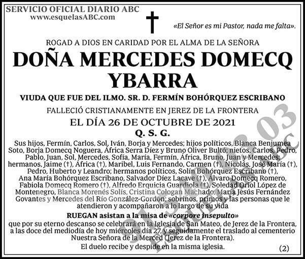 Mercedes Domecq Ybarra