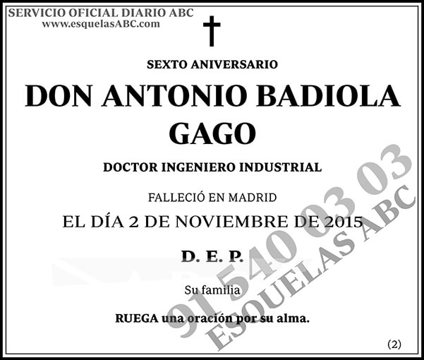 Antonio Badiola Gago