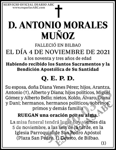 Antonio Morales Muñoz