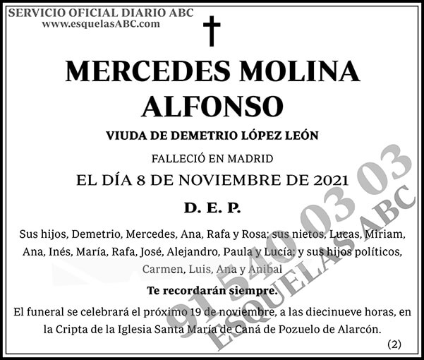 Mercedes Molina Alfonso