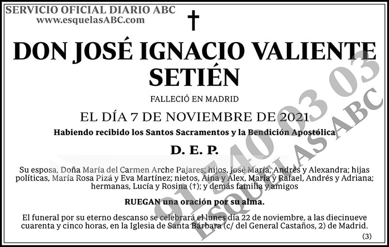 José Ignacio Valiente Setién