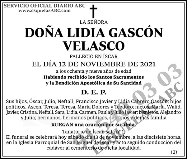 Lidia Gascón Velasco