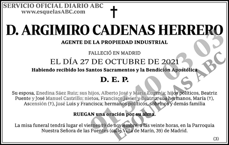 Argimiro Cadenas Herrero