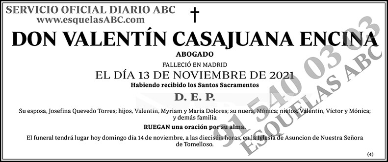 Valentín Casajuana Encina