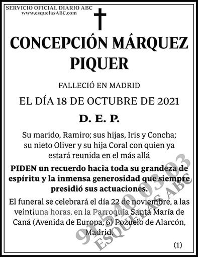 Concepción Márquez Piquer