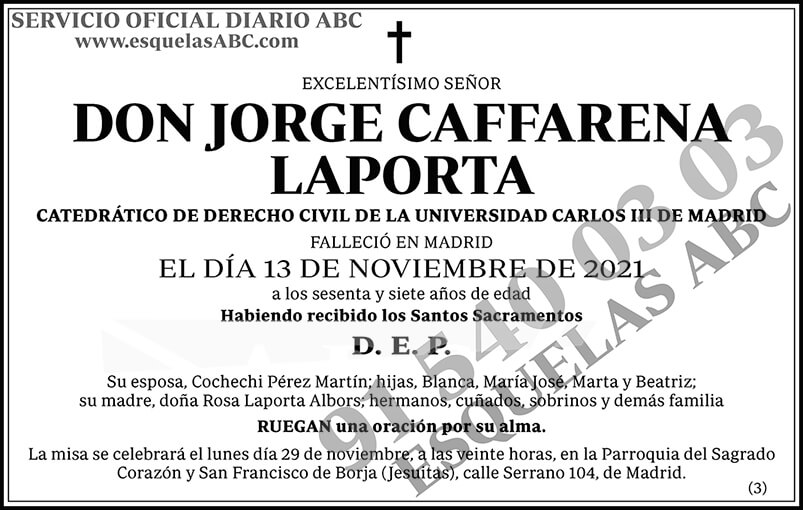Jorge Caffarena Laporta