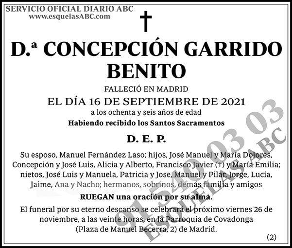 Concepción Garrido Benito