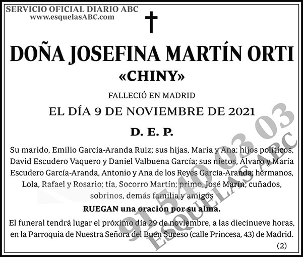 Josefina Martín Orti