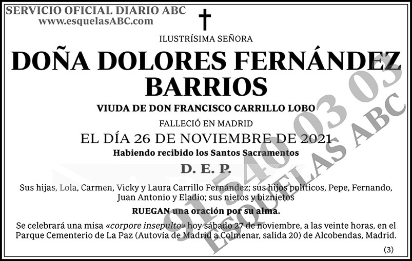 Dolores Fernández Barrios