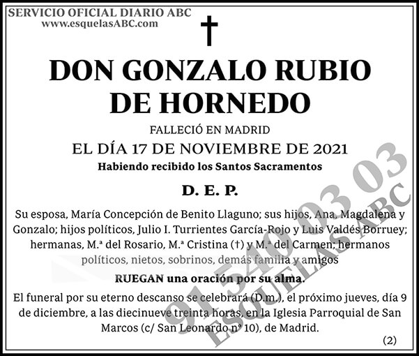 Gonzalo Rubio De Hernedo