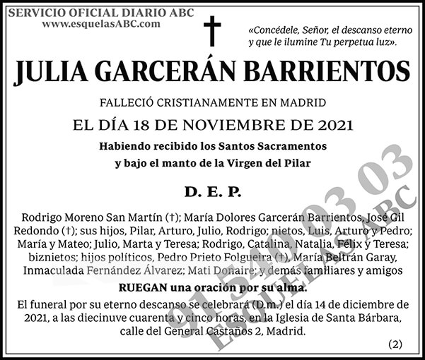 Julia Garcerán Barrientos