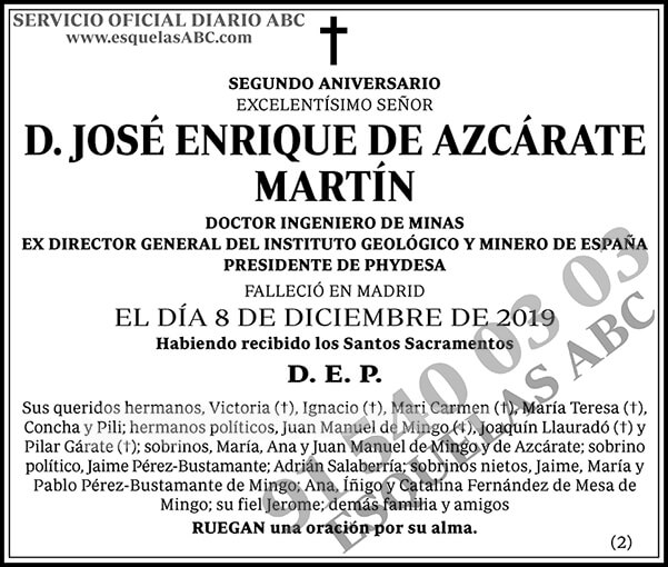 José Enrique de Azcárate Martín