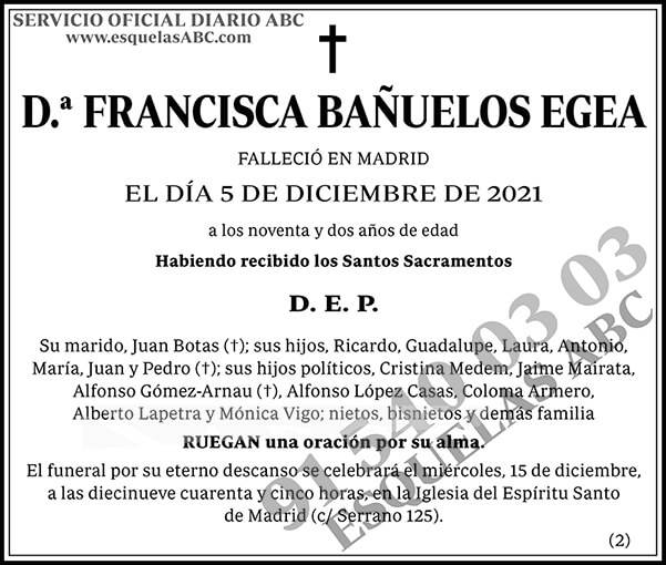 Francisca Bañuelos Egea