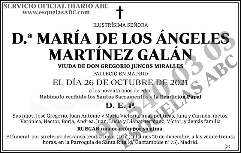 María de los Ángeles Martínez Galán