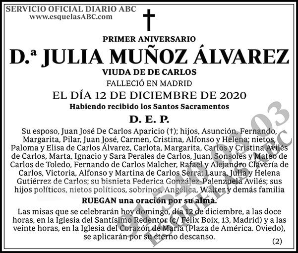 Julia Muñoz Álvarez