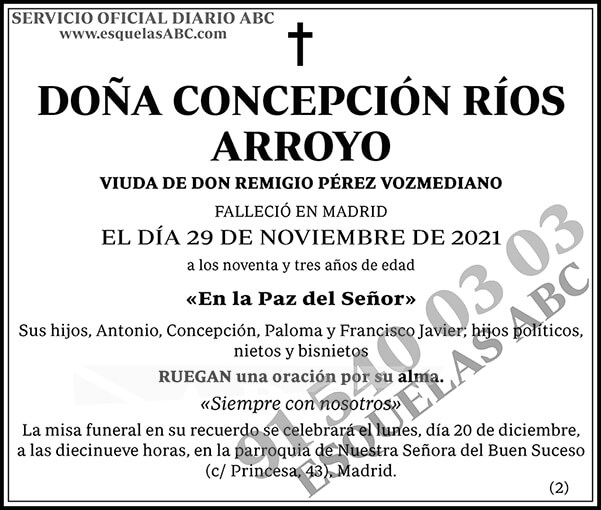 Concepción Ríos Arroyo