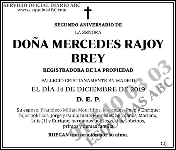 Mercedes Rajoy Brey