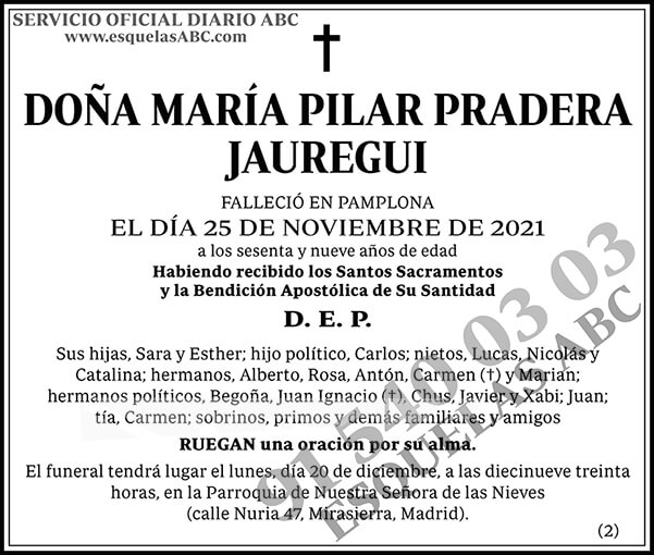 María Pilar Pradera Jauregui