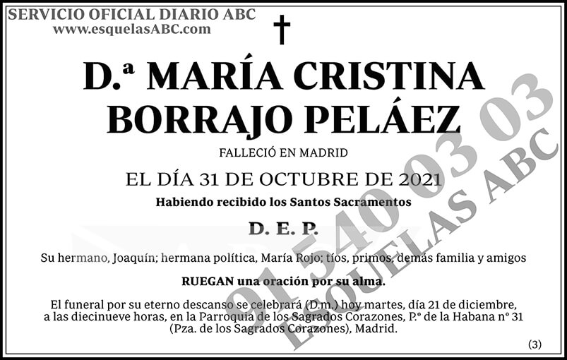 María Cristina Borrajo Peláez
