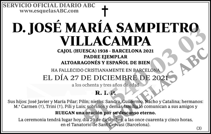 José María Sampietro Villacampa