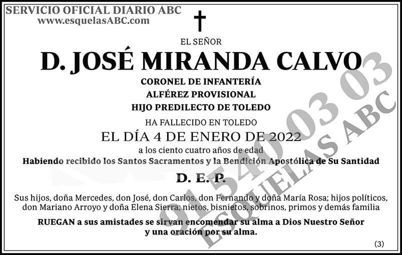 José Miranda Calvo