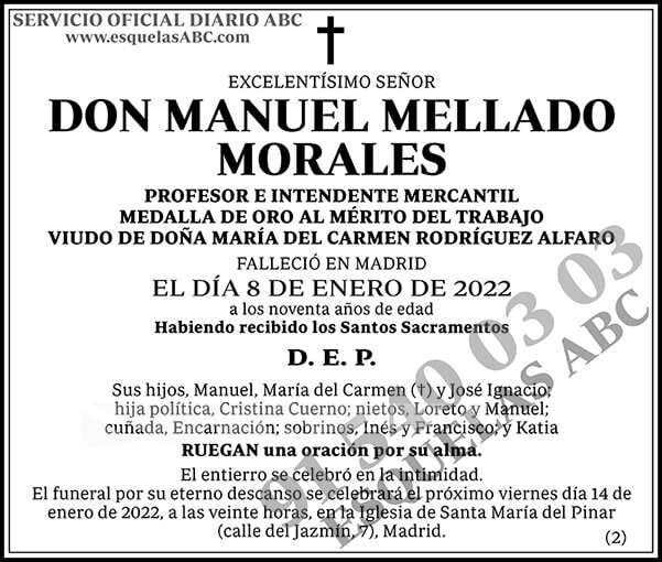 Manuel Mellado Morales