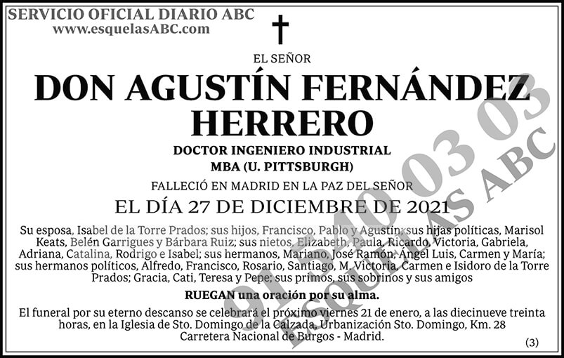 Agustín Fernández Herrero