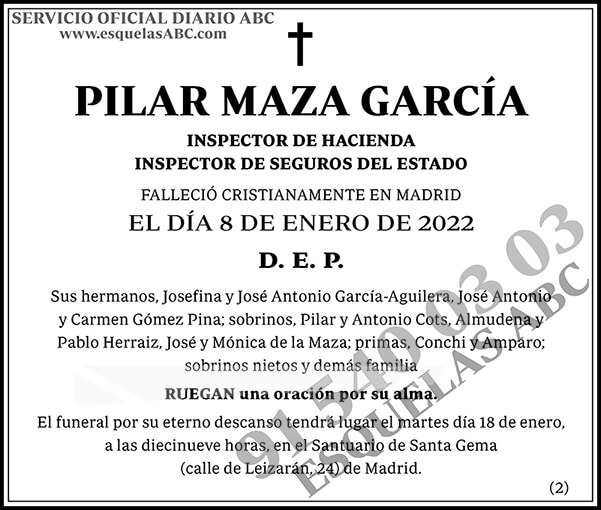 Pilar Maza García