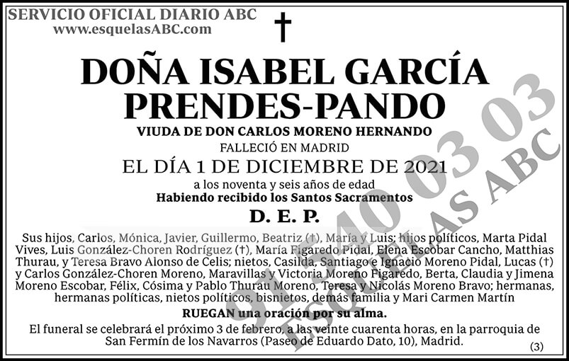 Isabel García Prendes-Pando