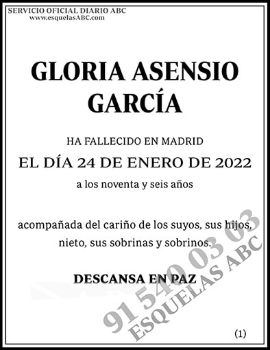 Gloria Asensio García