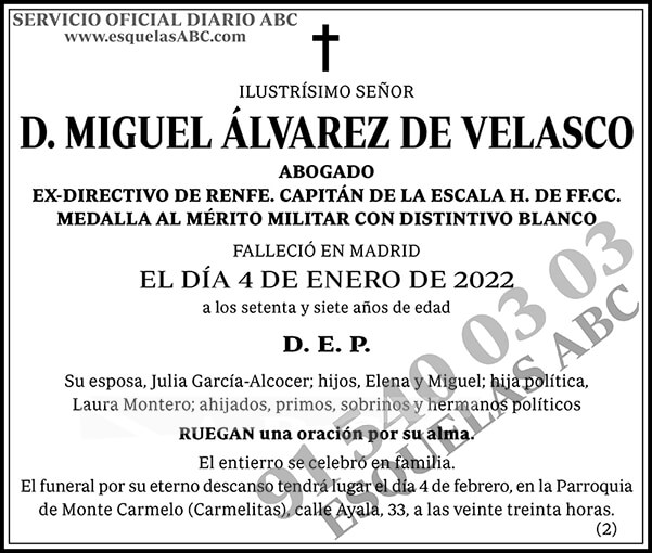 Miguel Álvarez de Velasco
