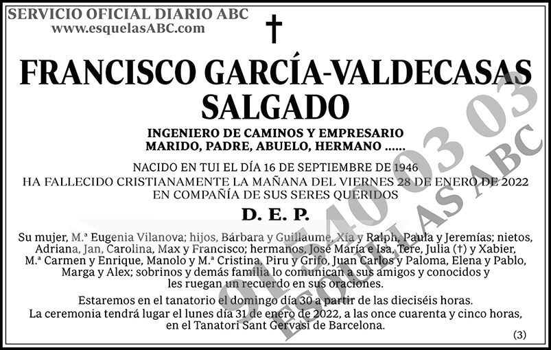 Francisco García-Valdecasas Salgado